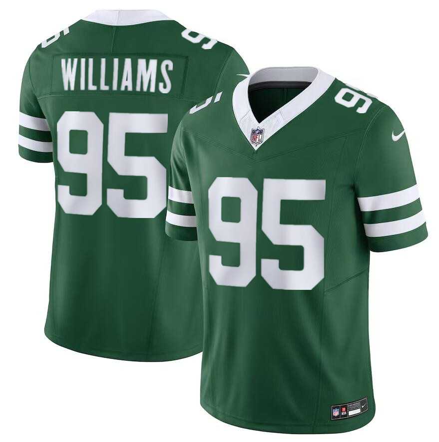 Men & Women & Youth New York Jets #95 Garrett Wilson Green 2024 F.U.S.E. Vapor Limited Stitched Jersey->new york giants->NFL Jersey